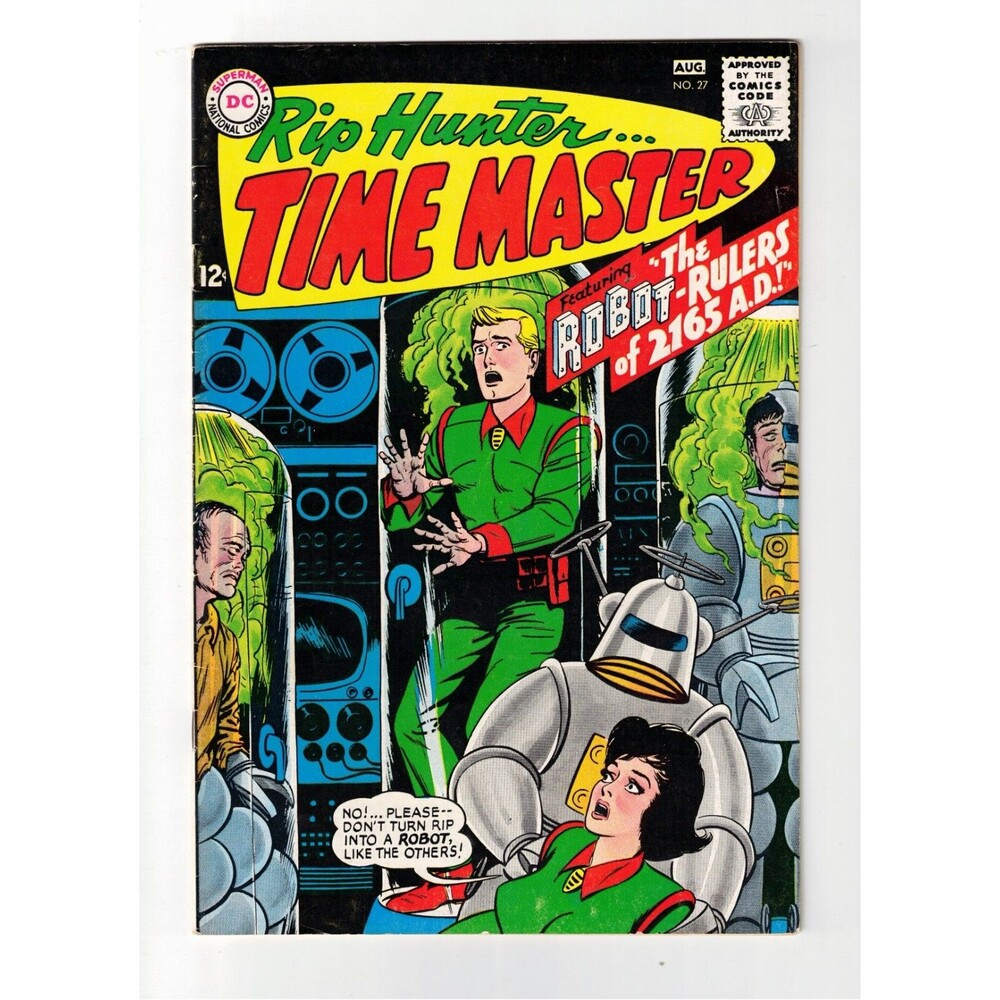 RIP HUNTER TIME MASTER #27 1965 DC